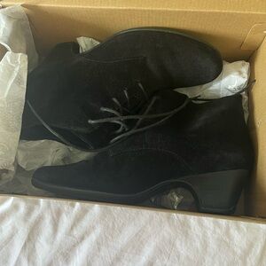Clarks Black Ankle Boots